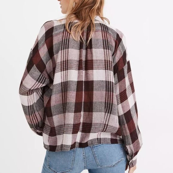 Madewell Highroad Popover Shirt in Schorr Plaid - Picture 4 of 10